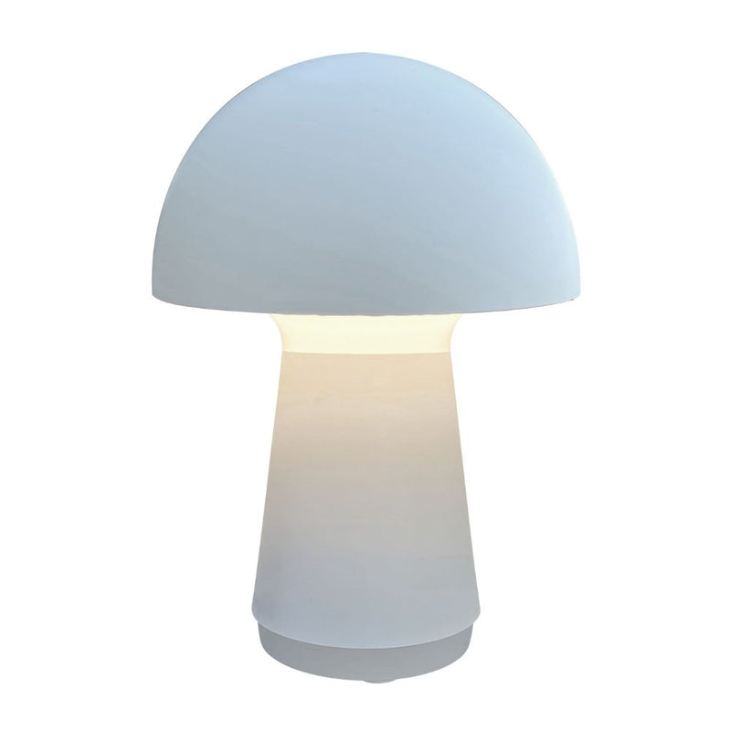 Touch bordlampe genopladelig 21,5x16 cm hvid