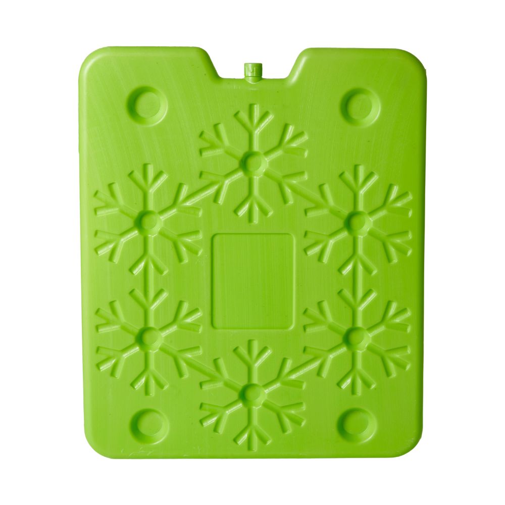 Køleelement i plast 1 stk. - lysegrøn - 31,5x25,5x1,4 cm