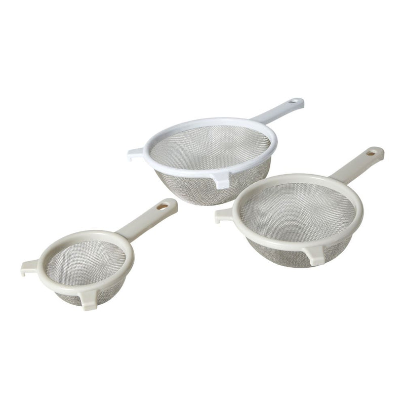 Trådsikt set 3 st - Ø12/18/20 cm - ljusgrå