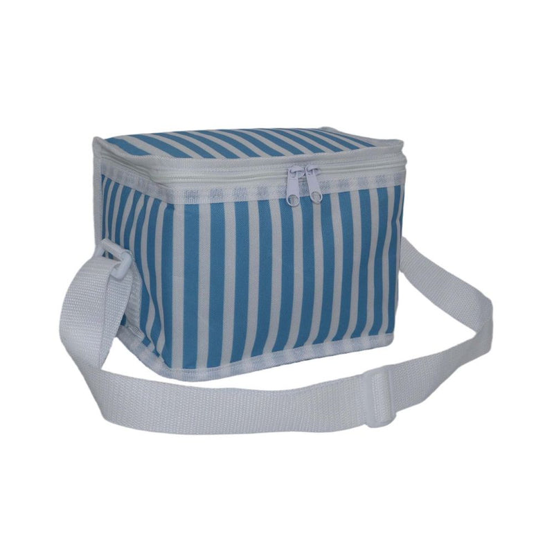 Conzept - Kühltasche 22x14x14 cm hellblau gestreift