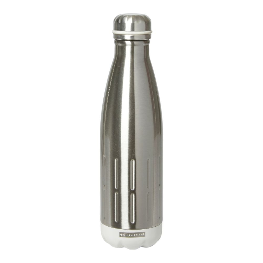 Termosflaska 500 ml. dubbelväggigt stål/stone