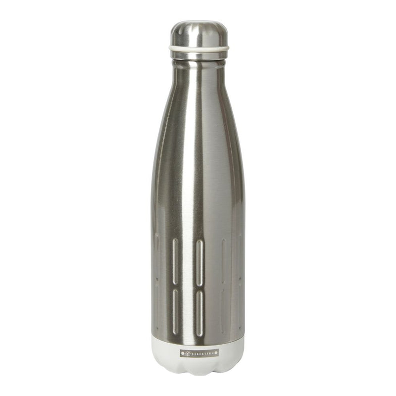 Termosflaska 500 ml. dubbelväggigt stål/stone