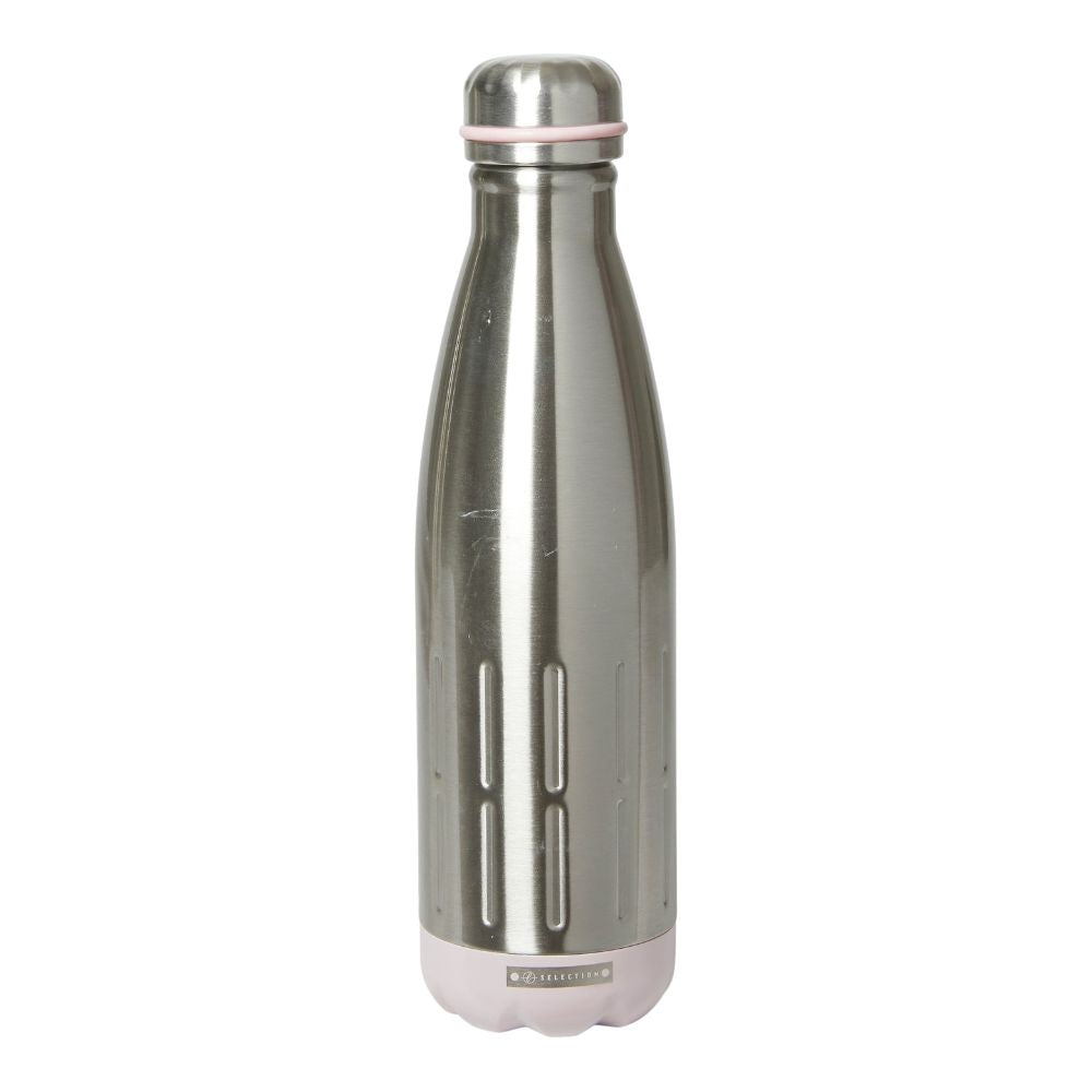 Termosflaska 500 ml. dubbelväggigt stål/rosa