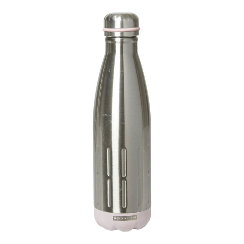 Termosflaska 500 ml. dubbelväggigt stål/rosa