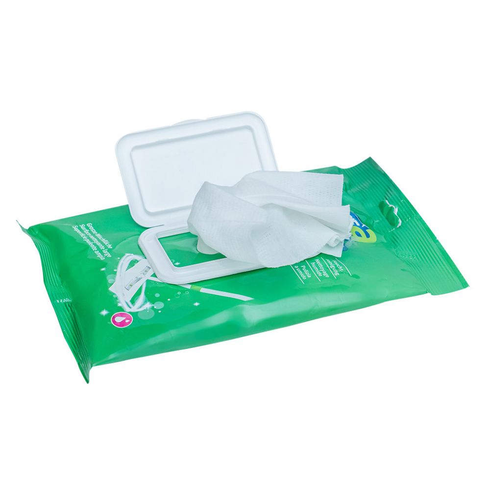 Crea Clean - Wet wipes 20 stk. - med citron duft til fladmoppe