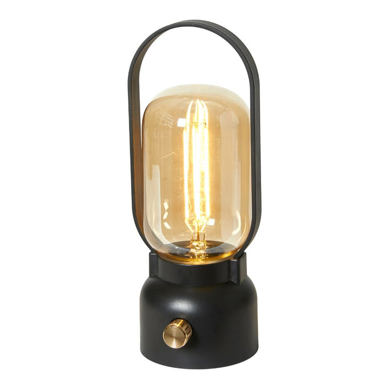Lampe med håndtag - genopladelig IP44