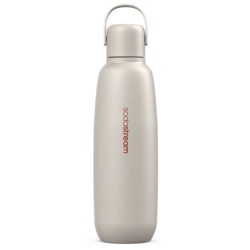 Fizz&Go metalflaske 0,9 L sand