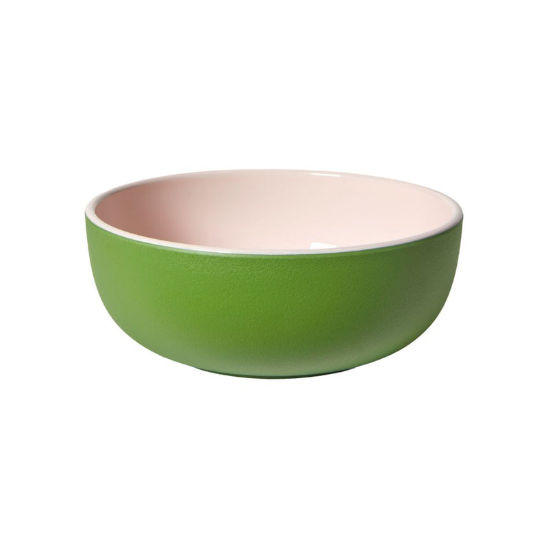 Skål - Ø14,6 cm - återvunnen PET i grön/rosa