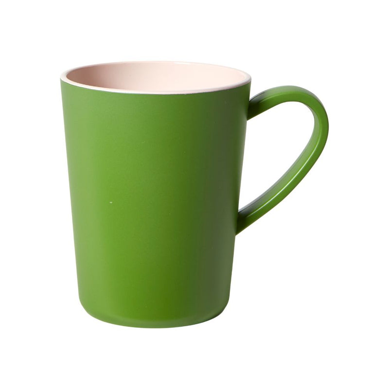 Tasse mit Henkel – Ø 8,1 cm – recyceltes PET in Grün/Rosa
