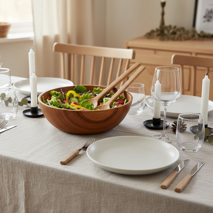 Bitz - Salatbestik i eg - 32 cm