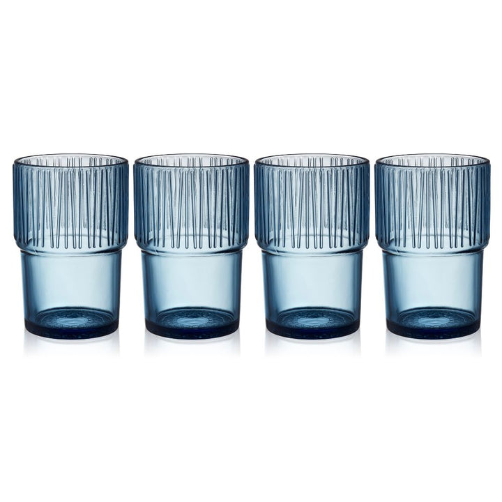 Bitz - Cafeglas Kusintha 38 cl 4-pack Blå