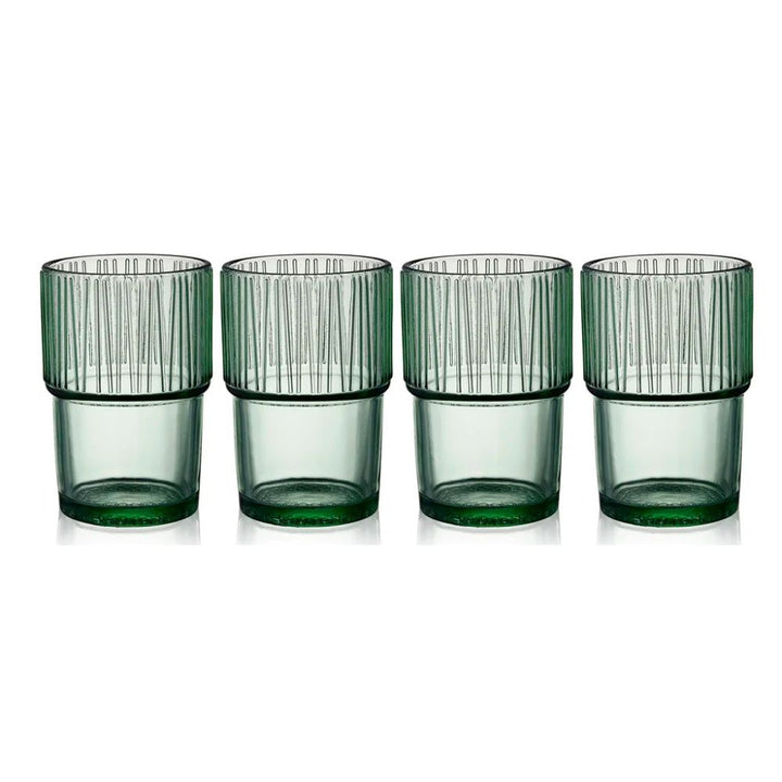 Bitz - Cafeglas Kusintha 38 cl 4-pack Grön