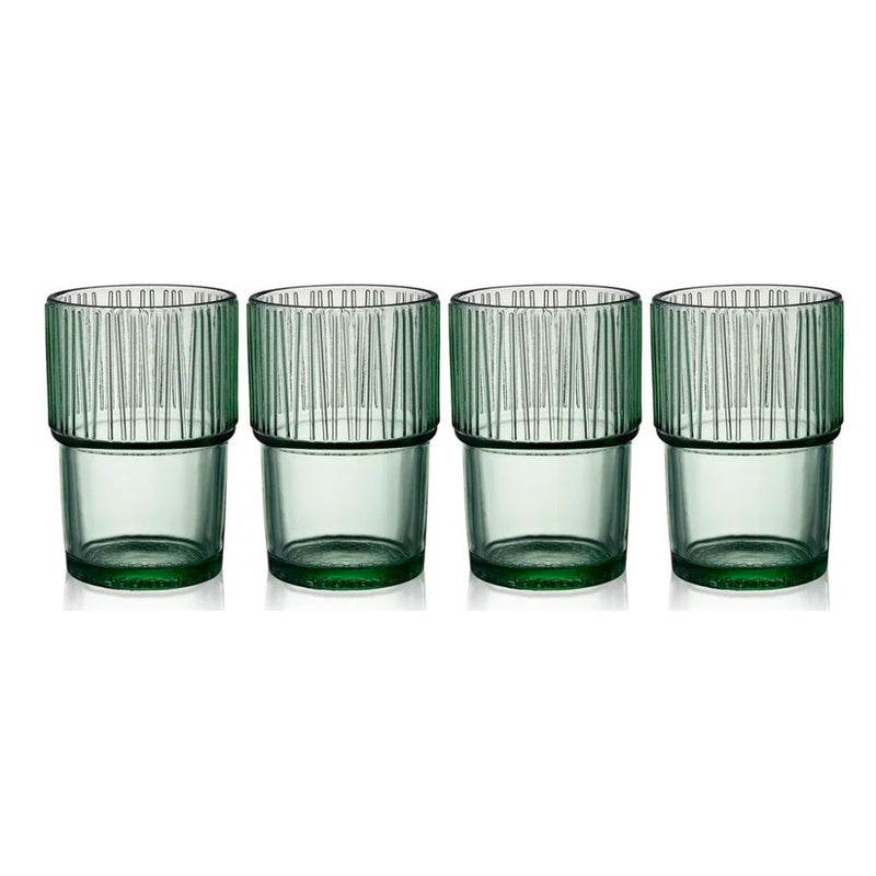 Bitz - Cafeglas Kusintha 38 cl 4-pack Grön