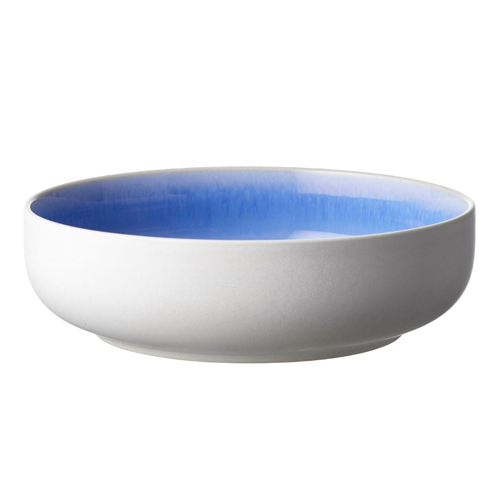 Studio Round - Pastaskål North 19 cm Matte white/Shiny river