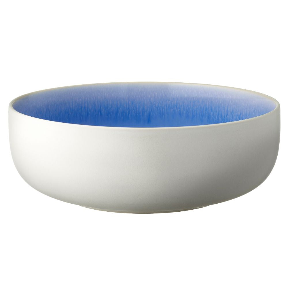 Studio Round - Salatskål North 25 cm Matte white/Shiny river