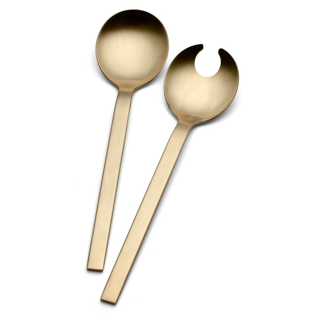 Studio Round - Salatbestik Storm 25 cm Honey Rustfrit stål 18/8