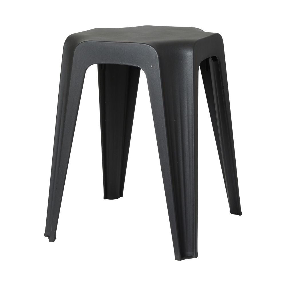 Pall 4 ben Ø31,5x46 cm plast svart