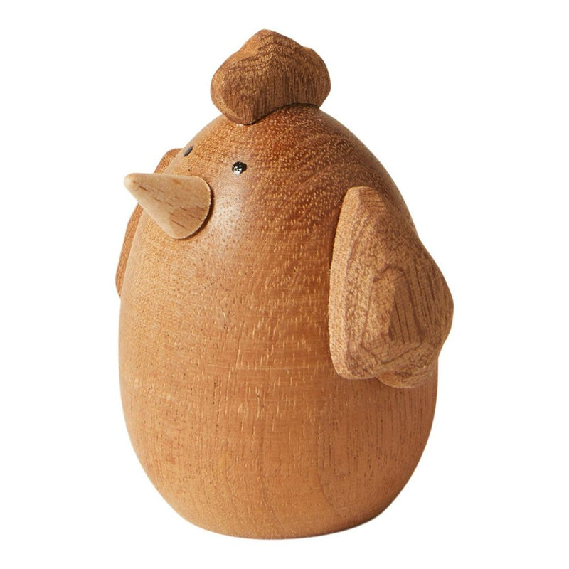 Henne - H7 cm mahagonibraun