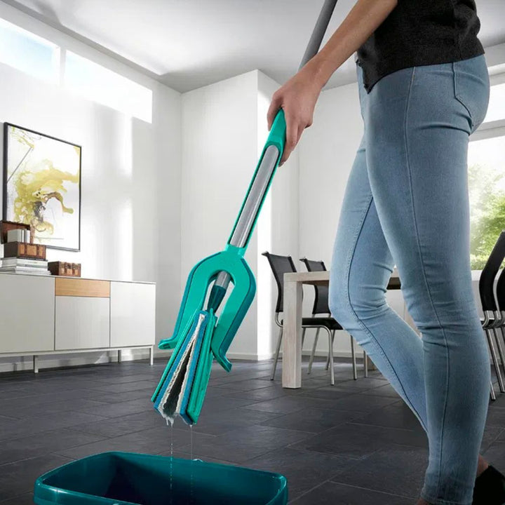 Leifheit - Picobello Golvtvättmaskin med teleskophandtag 33 cm grön