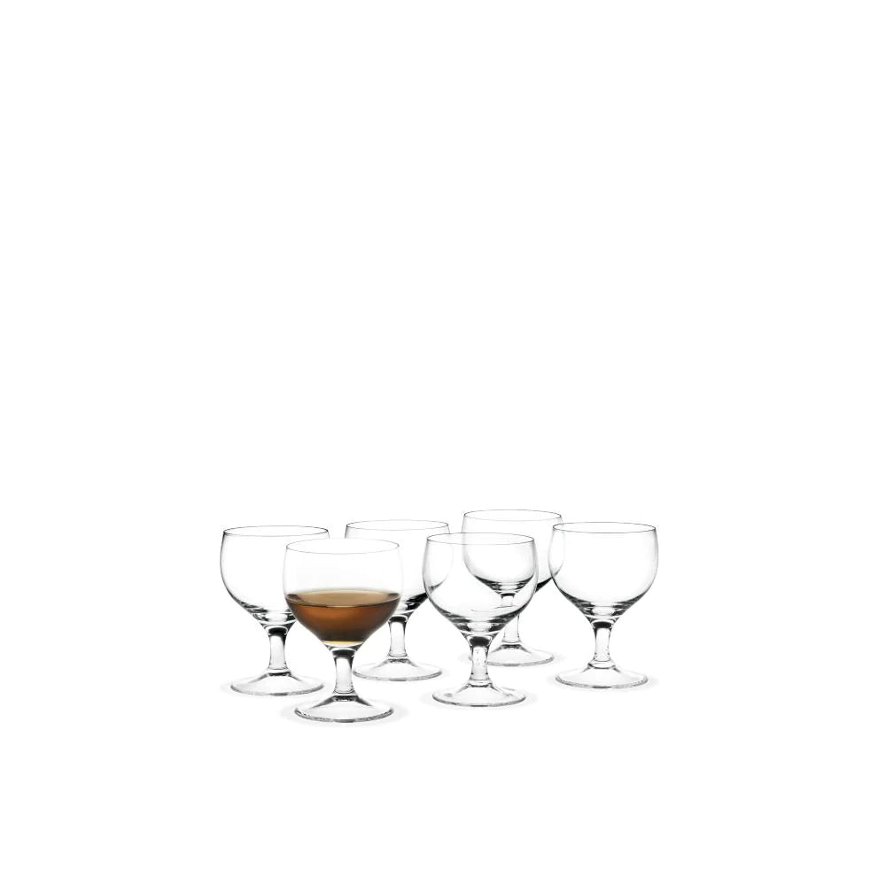 Holmegaard - Royal Dessertvinsglas 19,5 cl - Klar 6 st.