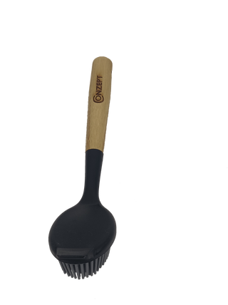 Conzept – Spülbürste mit Bambusgriff und Silikonborsten, 27 cm