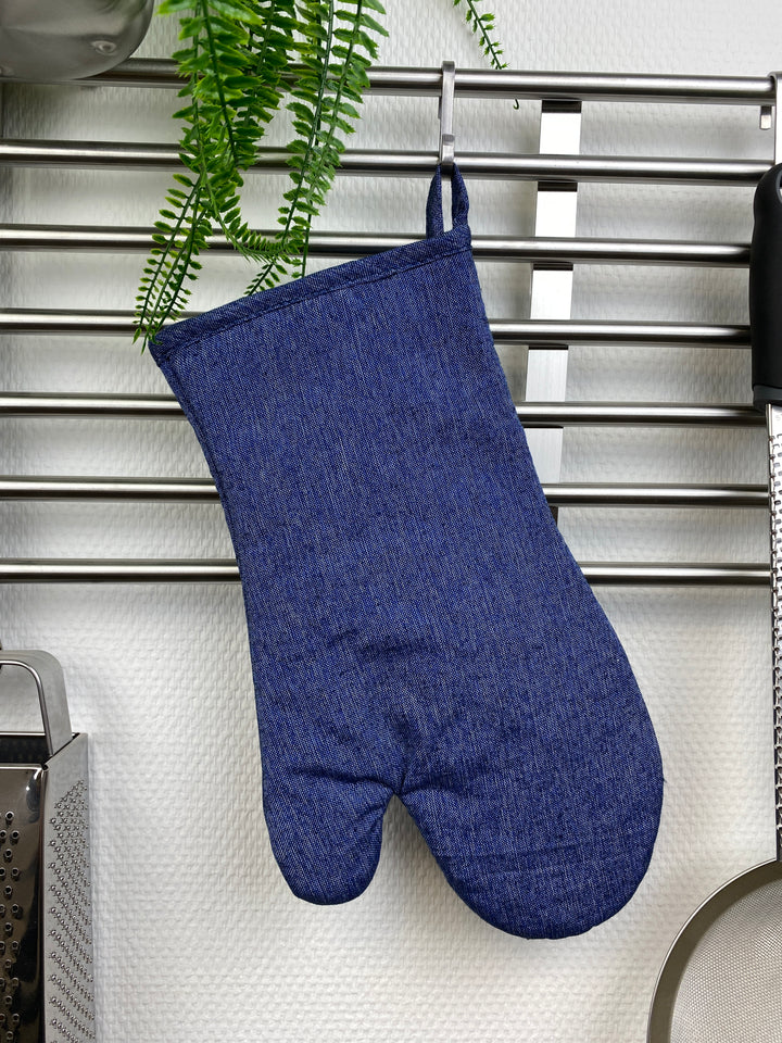 Daily - grillhandske denim blå