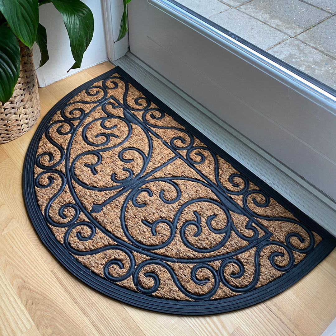 Dørmåtte - Ornament halvmåne 45 x 75 cm