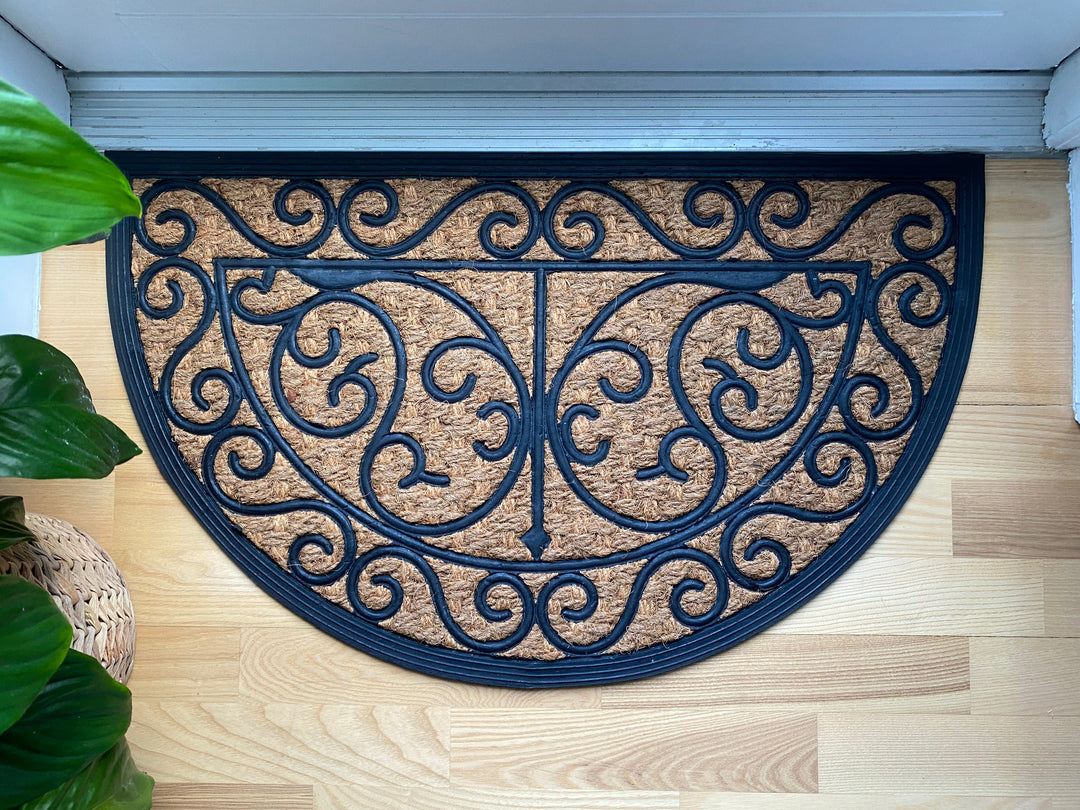 Dørmåtte - Ornament halvmåne 45 x 75 cm