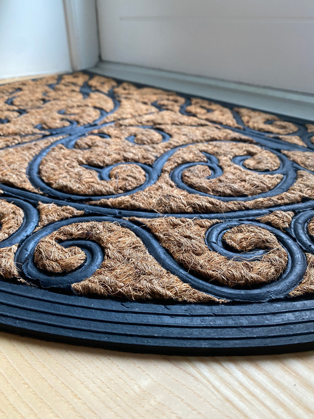 Dørmåtte - Ornament halvmåne 45 x 75 cm