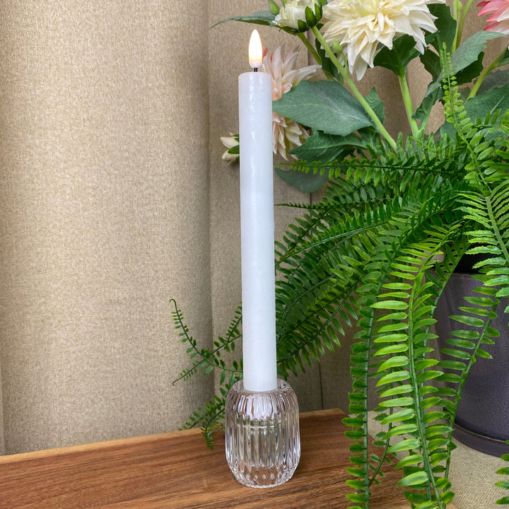 Lysestage i glas Ø5x6,1 cm