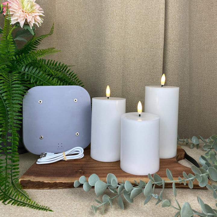 Sirius - Julius genopladelig bloklyssæt 3 stk.