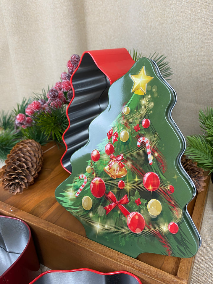 Kagedåse 1 stk. med julemotiv assorteret