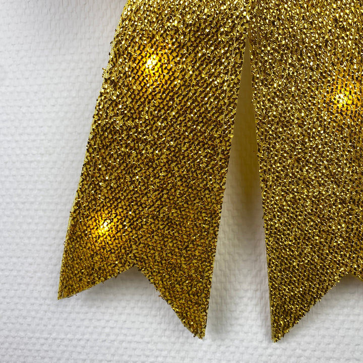 Sirius - Julius sløjfe med LED - guld 40 cm