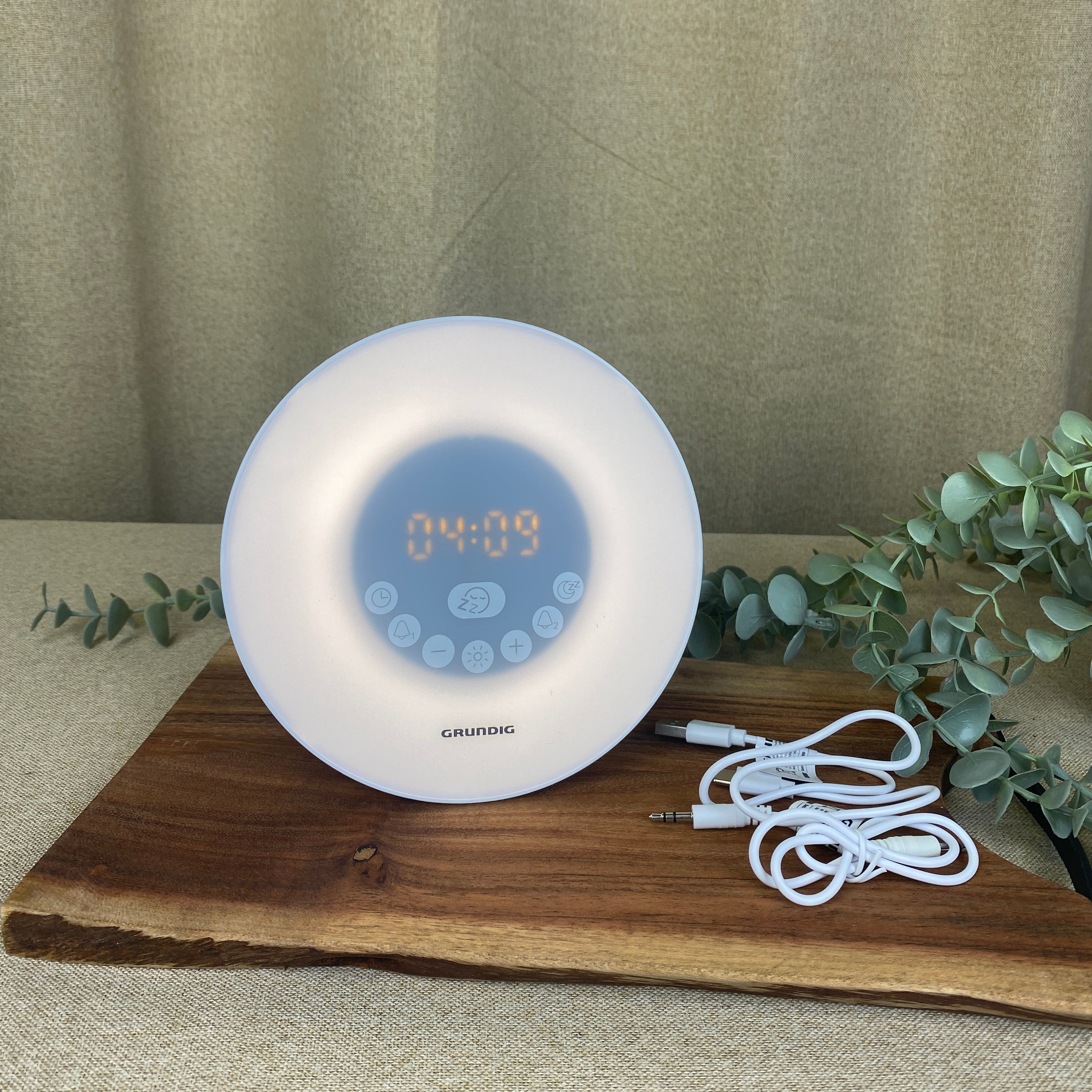 Grundig - Wake up lys med fm radio