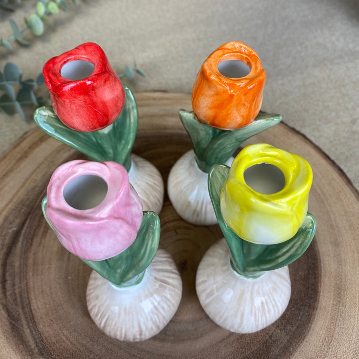 Dekorations tulipan 1 stk.  - ass. design