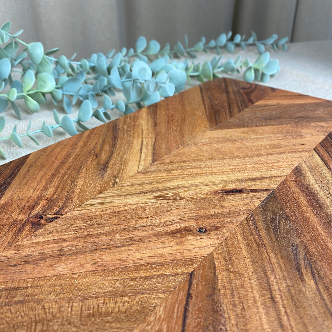 Skärbräda - 50x30x1,9 cm - oljad akaciaträ