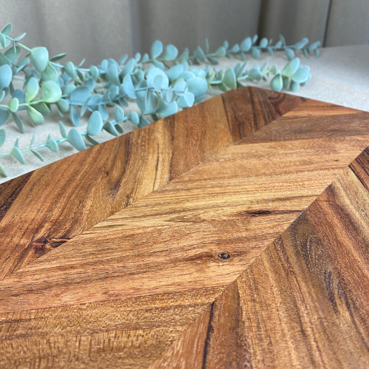 Skärbräda - 50x30x1,9 cm - oljad akaciaträ