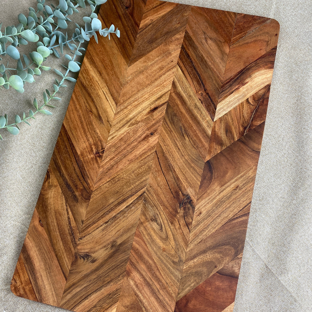 Skärbräda - 50x30x1,9 cm - oljad akaciaträ