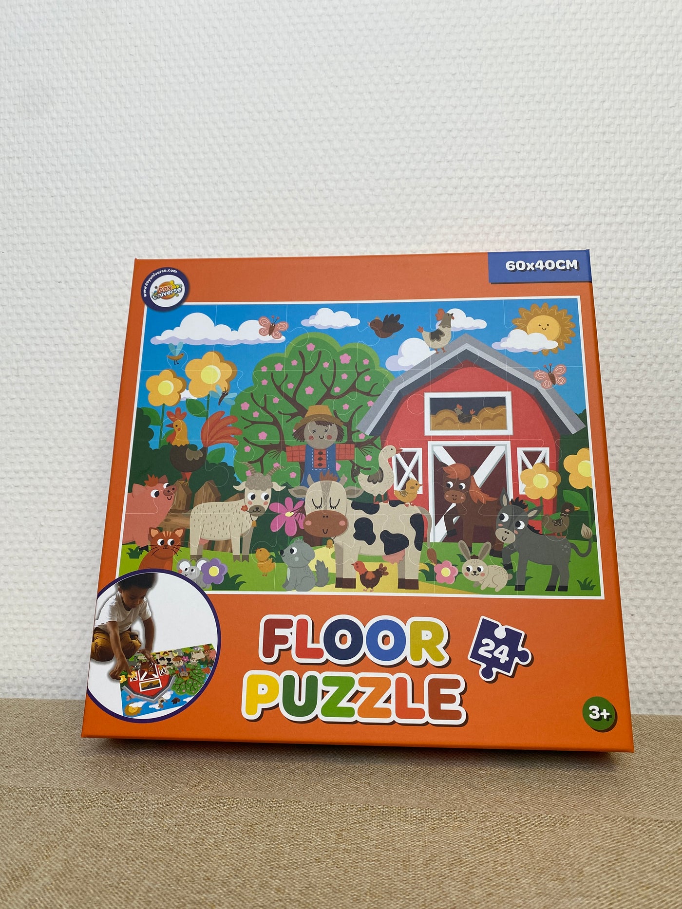 Floor puzzle - Puslespil 24 brikker - bondegård