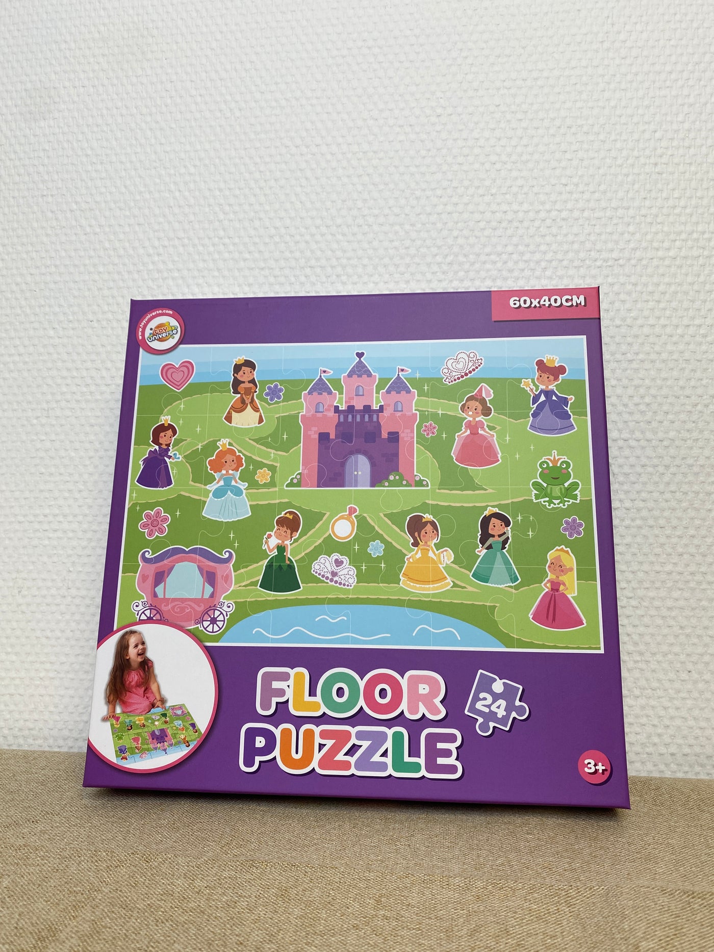 Floor puzzle - Puslespil 24 brikker - Prinsesser