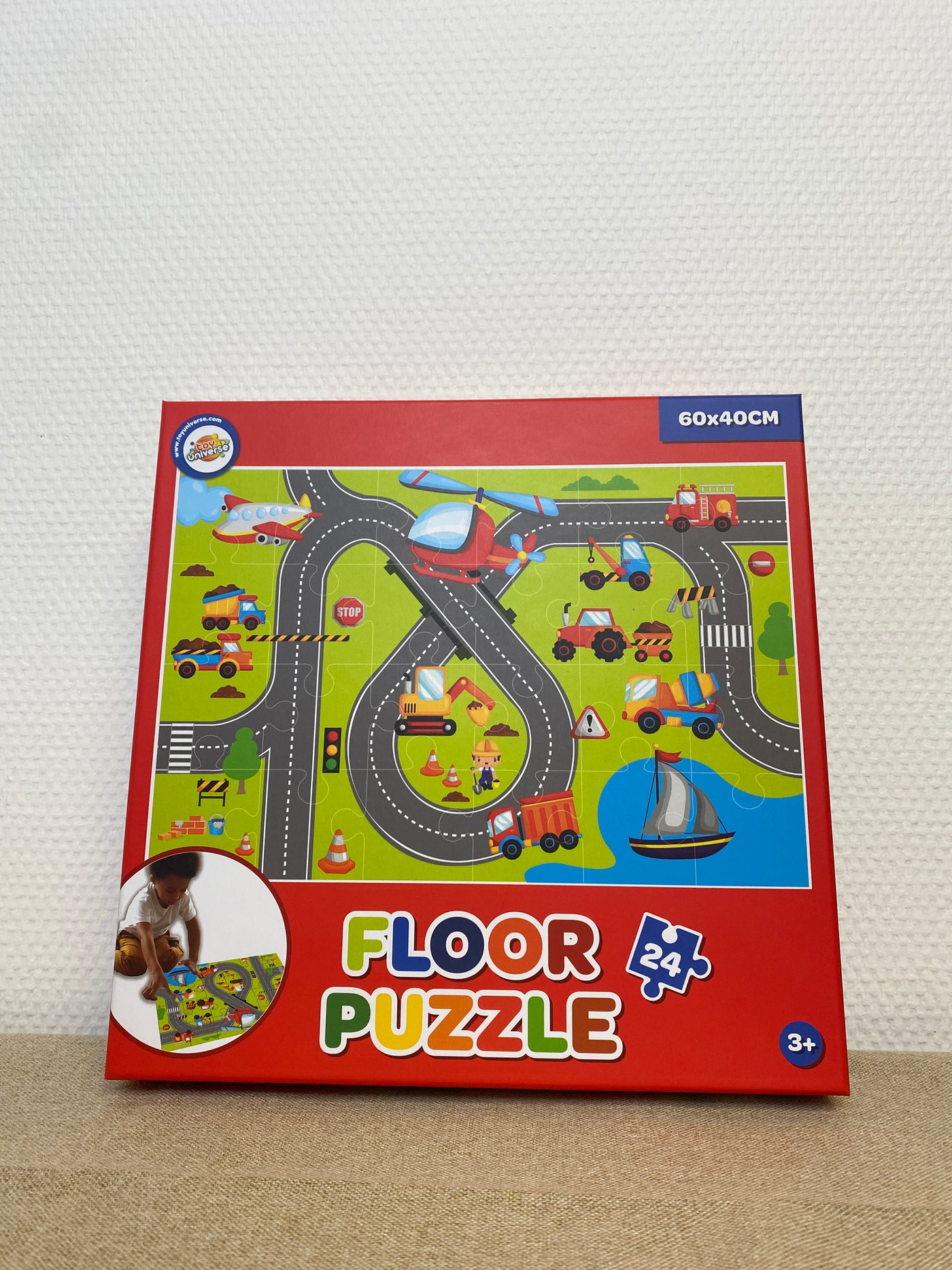 Floor puzzle - Puslespil 24 brikker - Maskiner