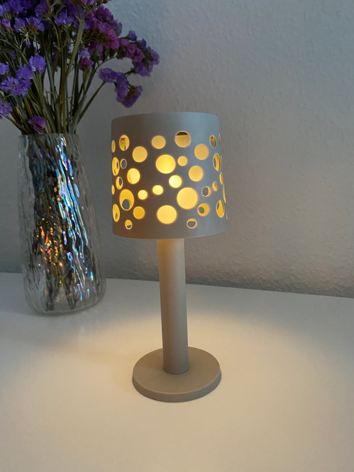 Solcellsdriven bordslampa 1 st. - blandade färger
