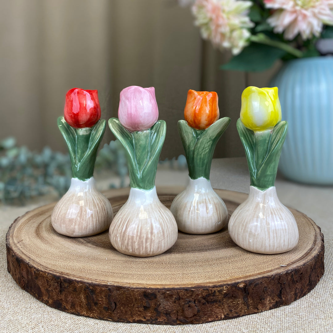 Dekorations tulipan 1 stk.  - ass. design