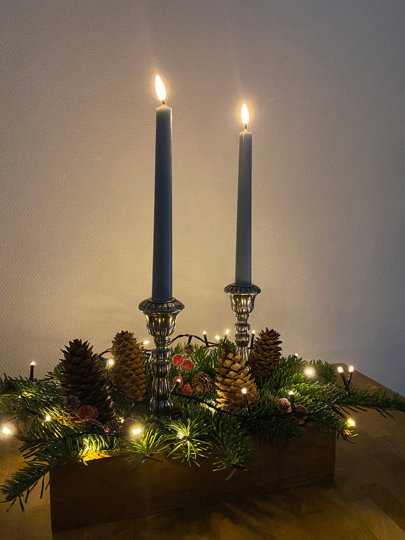 LED-Bühnenleuchten, 2 Stück, 24 cm – 3D-Flamme – Meer