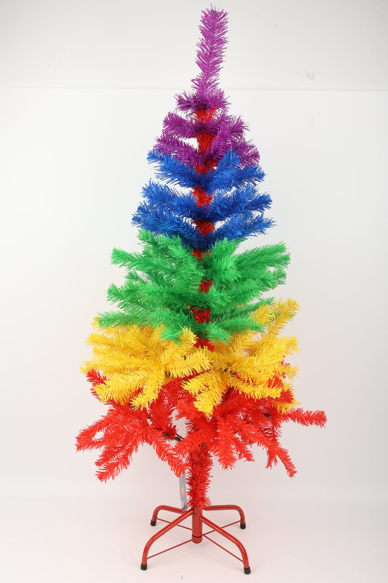 Conzept künstlicher Weihnachtsbaum 150 cm regenbogenfarben