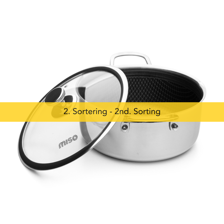 Miso - 2. Sort. Diamond Dust  Non-Stick Gryde 5L | 24 cm