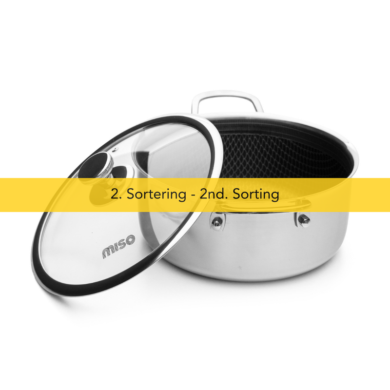 Miso - 2. Sort. Diamond Dust  Non-Stick Gryde 5L | 24 cm