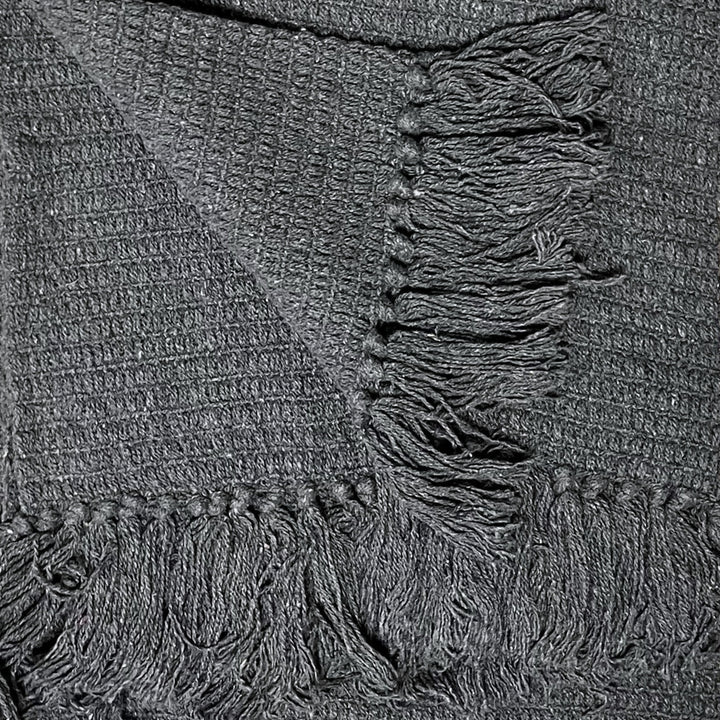 Dacore - Plaid med frynser - 125x150 cm grå