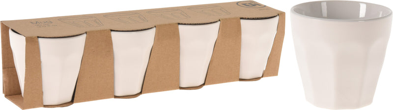 Ausgezeichnetes Haushaltsgeschirr - Porzellantassen - 90 ml 4 Stück.