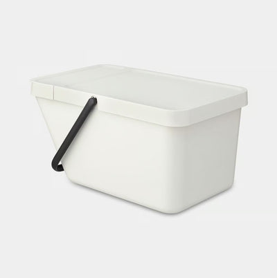 Brabantia - Sort & Go stapelbar papperskorg 20L - Vit